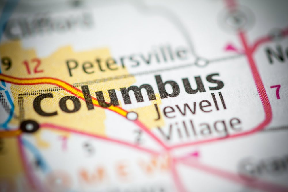 Discover the charm of Columbus, Ohio with this detailed map.